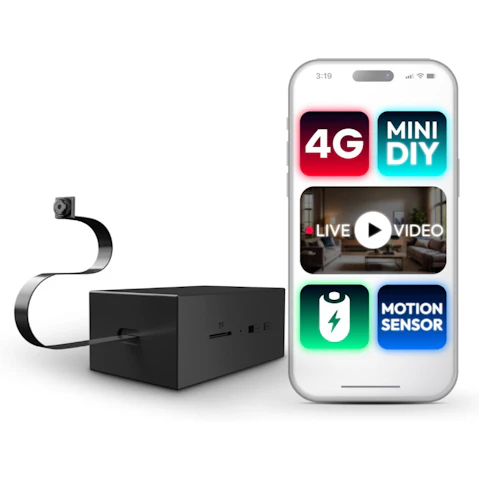 Vimel Wireless 4G Mini Security Camera with Sim Card and Remote View