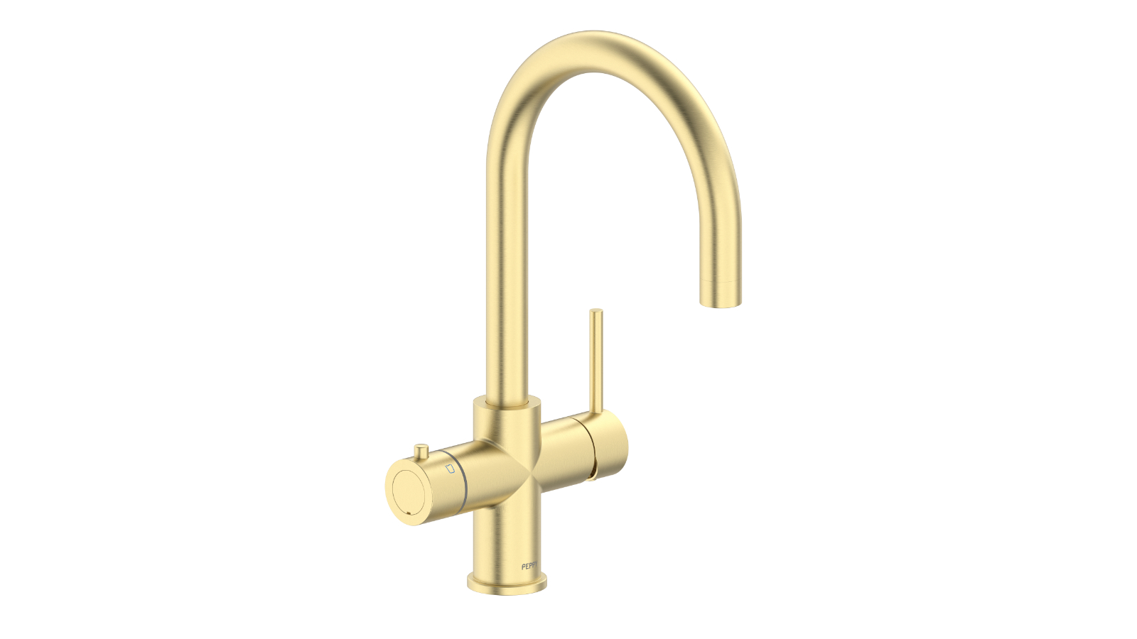 Peppy Taps 4-in-1 Filtered Boiling, Filtered Ambient, Hot and Cold Tap - Brass Gold