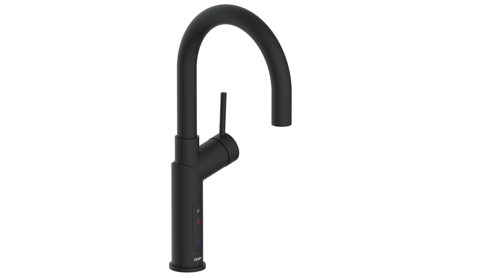 Peppy Taps 4-in-1 Boiling Ambient Signature Series Hot and Cold Tap - Matte Black