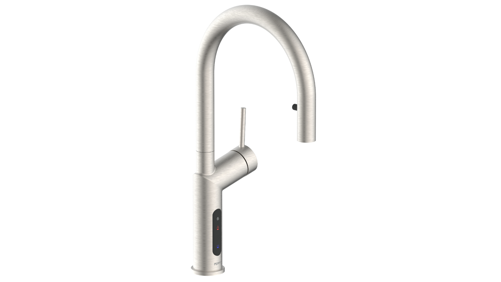 Peppy Taps 4-in-1 Pull Out Boiling Ambient Hot and Cold Tap - Brushed Nickel