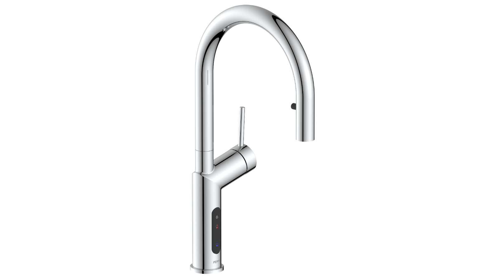 Peppy Taps 4-in-1 Pull Out Boiling Chilled Signature Series Hot and Cold Tap - Chrome