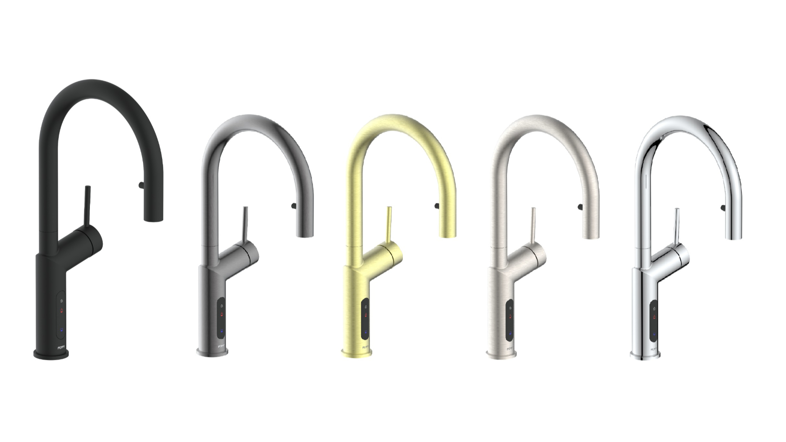 Peppy Taps 4-in-1 Pull Out Boiling Chilled Signature Series Hot and Cold Tap