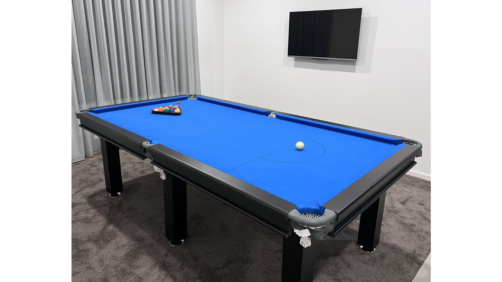 Ksports Pub SizePool Table 8FT Snooker Billiard Table 2.5cm Table Top ...