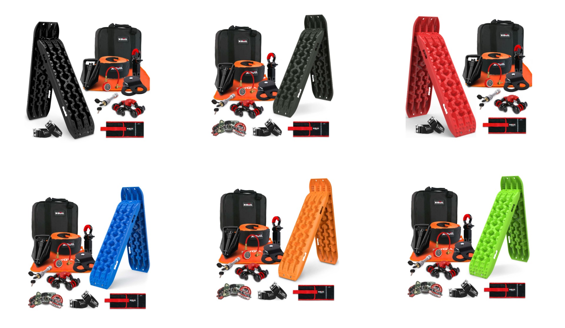 XBull Gen 3.0 Board Strap Off Road 4WD Winch Accessory Recovery Kit