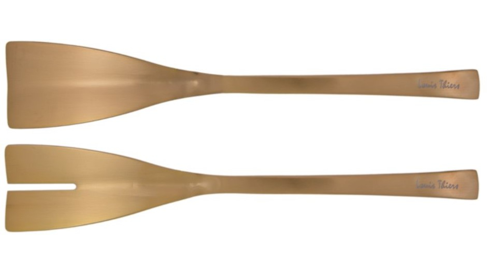 Laguiole by Louis Thiers 2 Piece Belle Salad Server Set - Rose gold