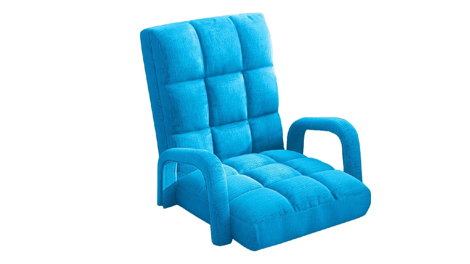 Soga Floor Recliner Lazy Chair with Armrest - Blue