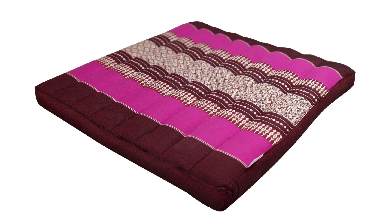 Mango Trees 50 x 50cm Thai Kapok Meditation Cushion - Pink