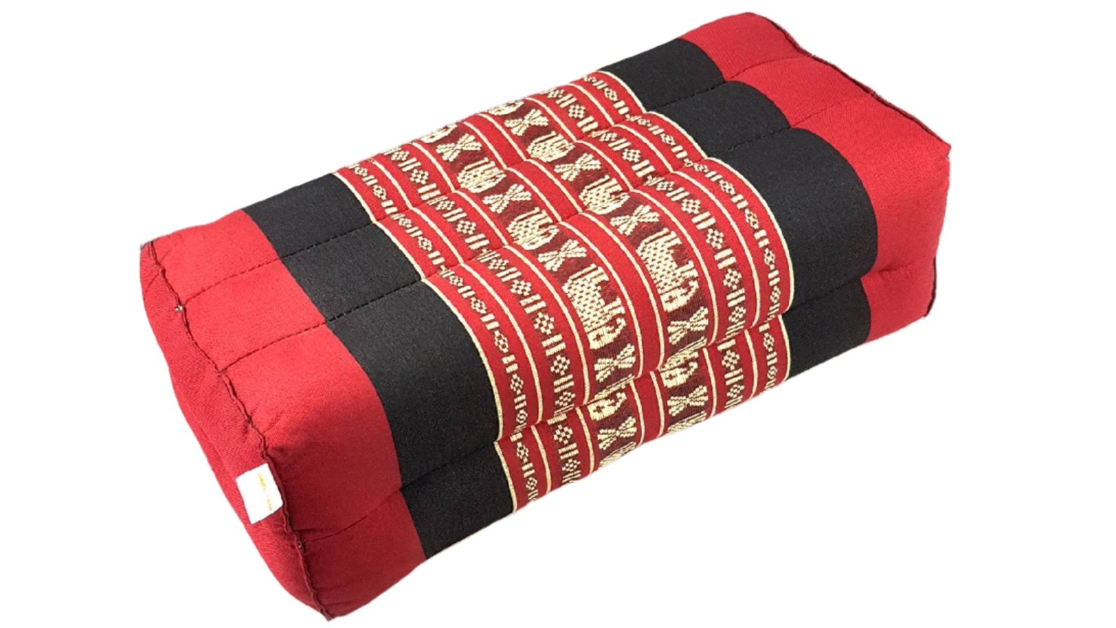 Mango Trees Handmade Yoga Block Meditation Cushion for Yoga and Posture Support - Red