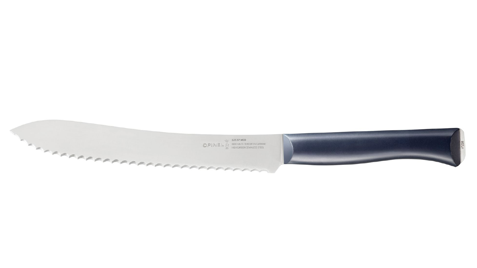Opinel 21cm Parallele No116 S/S Bread Knife - Polymer