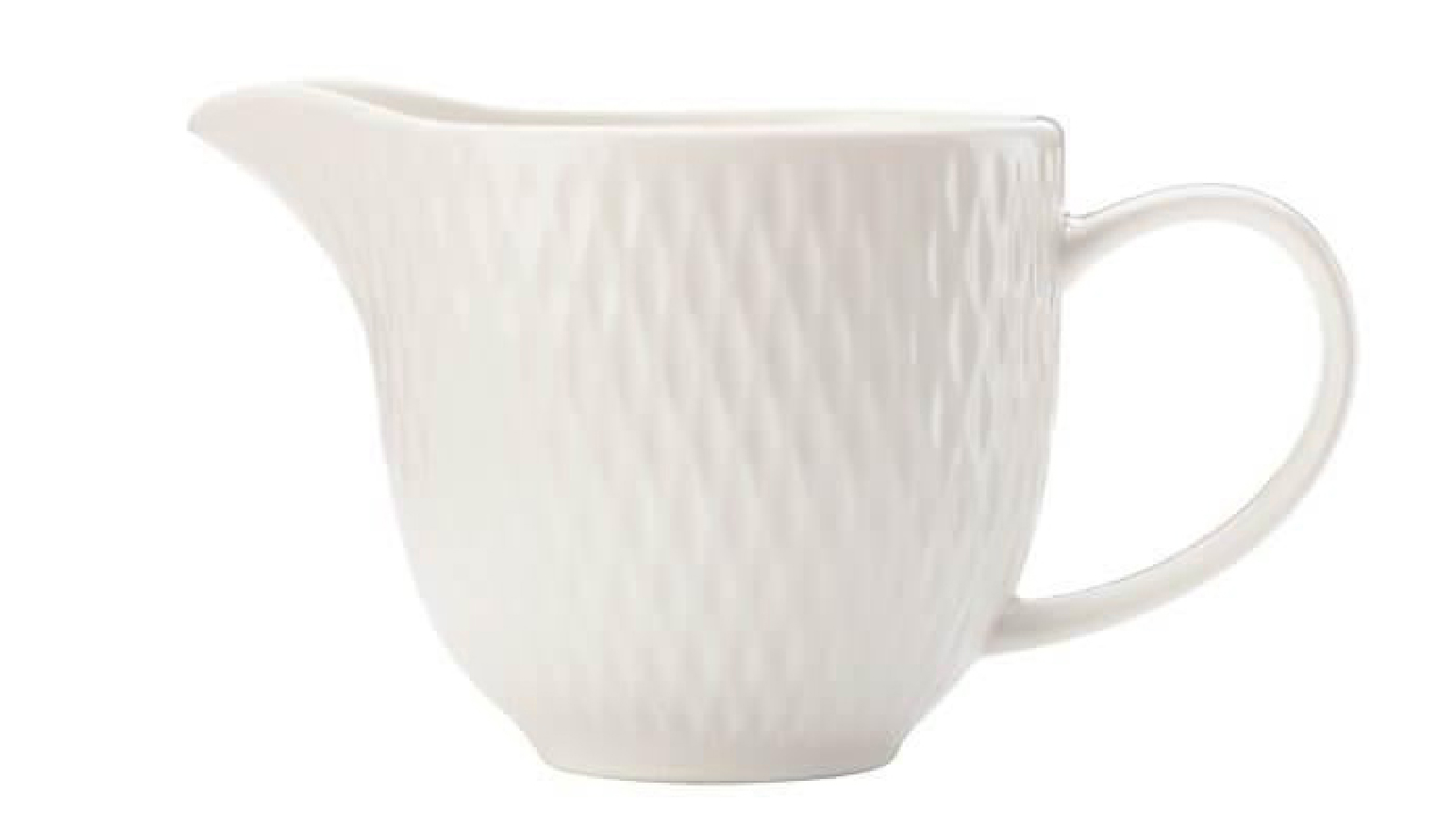 Maxwell and Williams 190ml Basics Diamonds Porcelain Creamer Jug Container - White