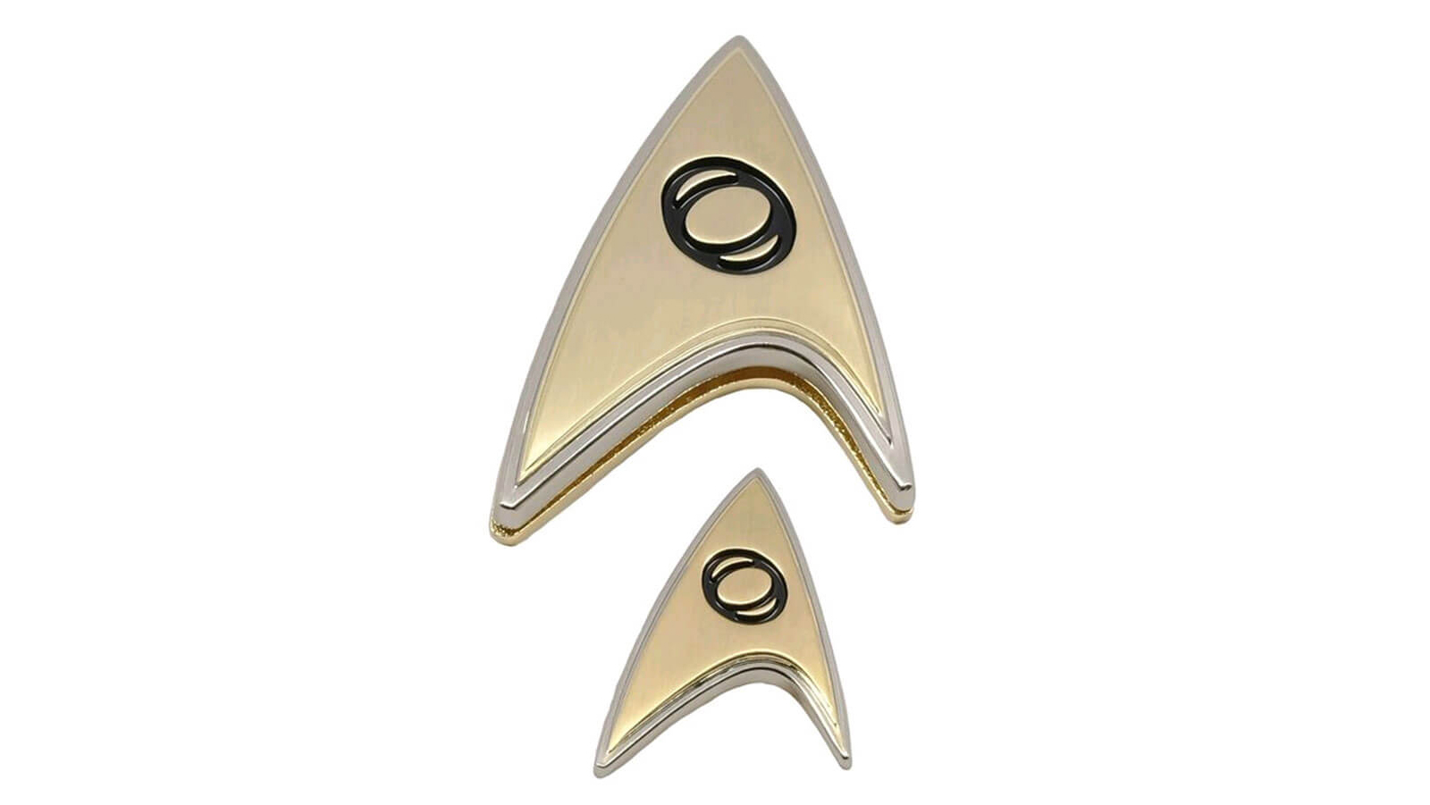 Latestbuy Star Trek Discovery Enterprise Science Badge And Pin Set