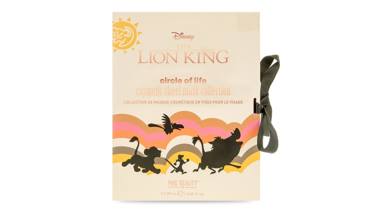 Mad Beauty 4 Piece Disney The Lion King Cosmetic Sheet Mask Collection - 25ml