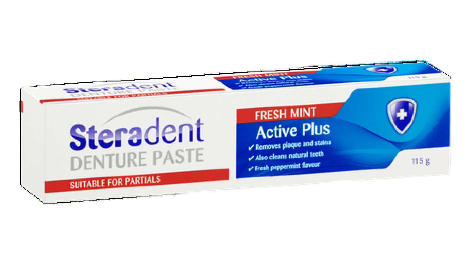 Steradent Denture Toothpaste For Cleaning And Removing Stains - 115g