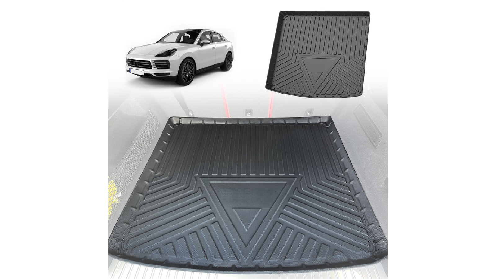 AUSGO Boot Liner Cargo Mat for Porsche Cayenne 9YA 2018-Onwards