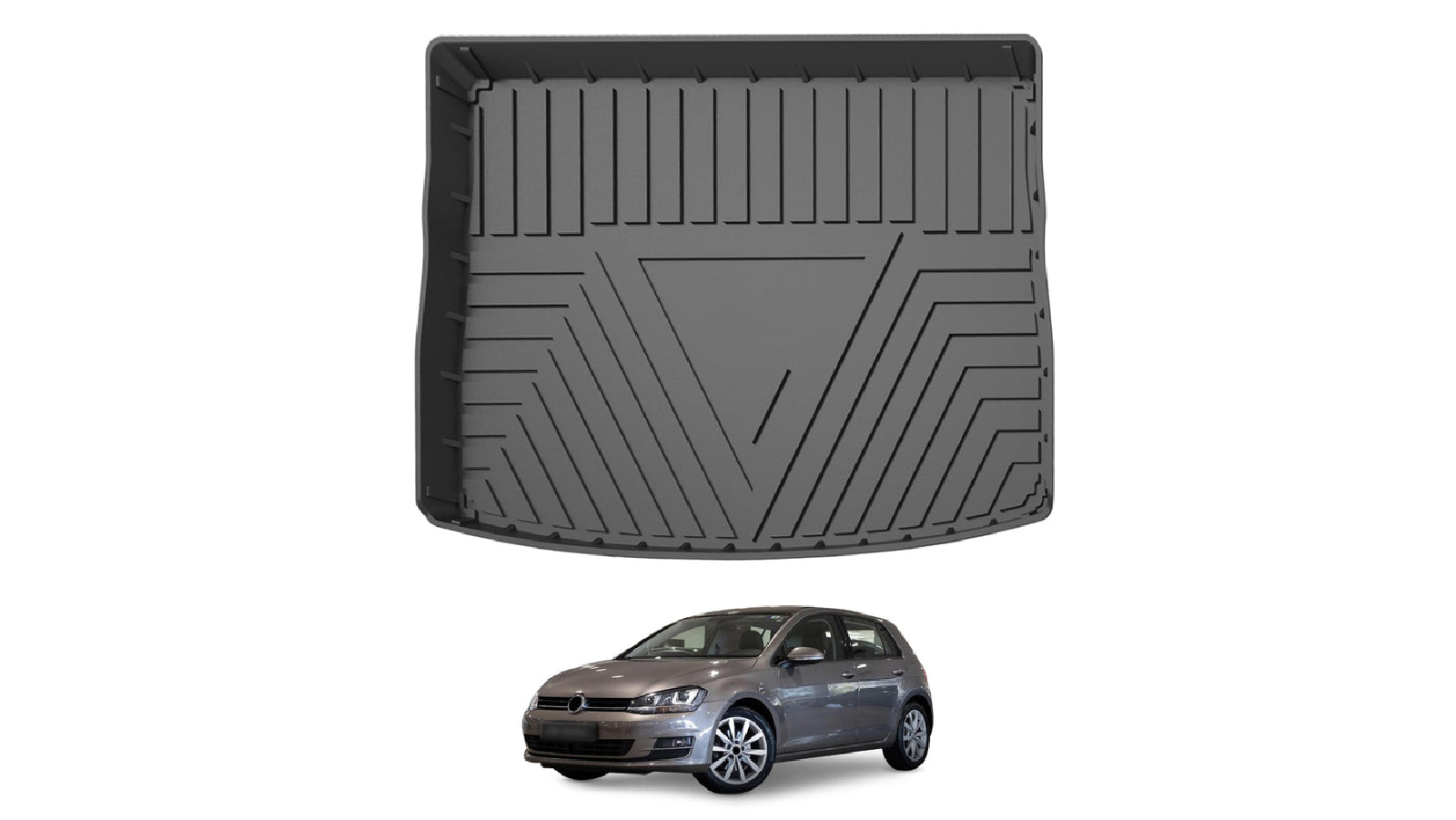 AUSGO Boot Liner Cargo Mat for Volkswagen Golf 7th Gen MK7 MK7.5 2013 - 2020
