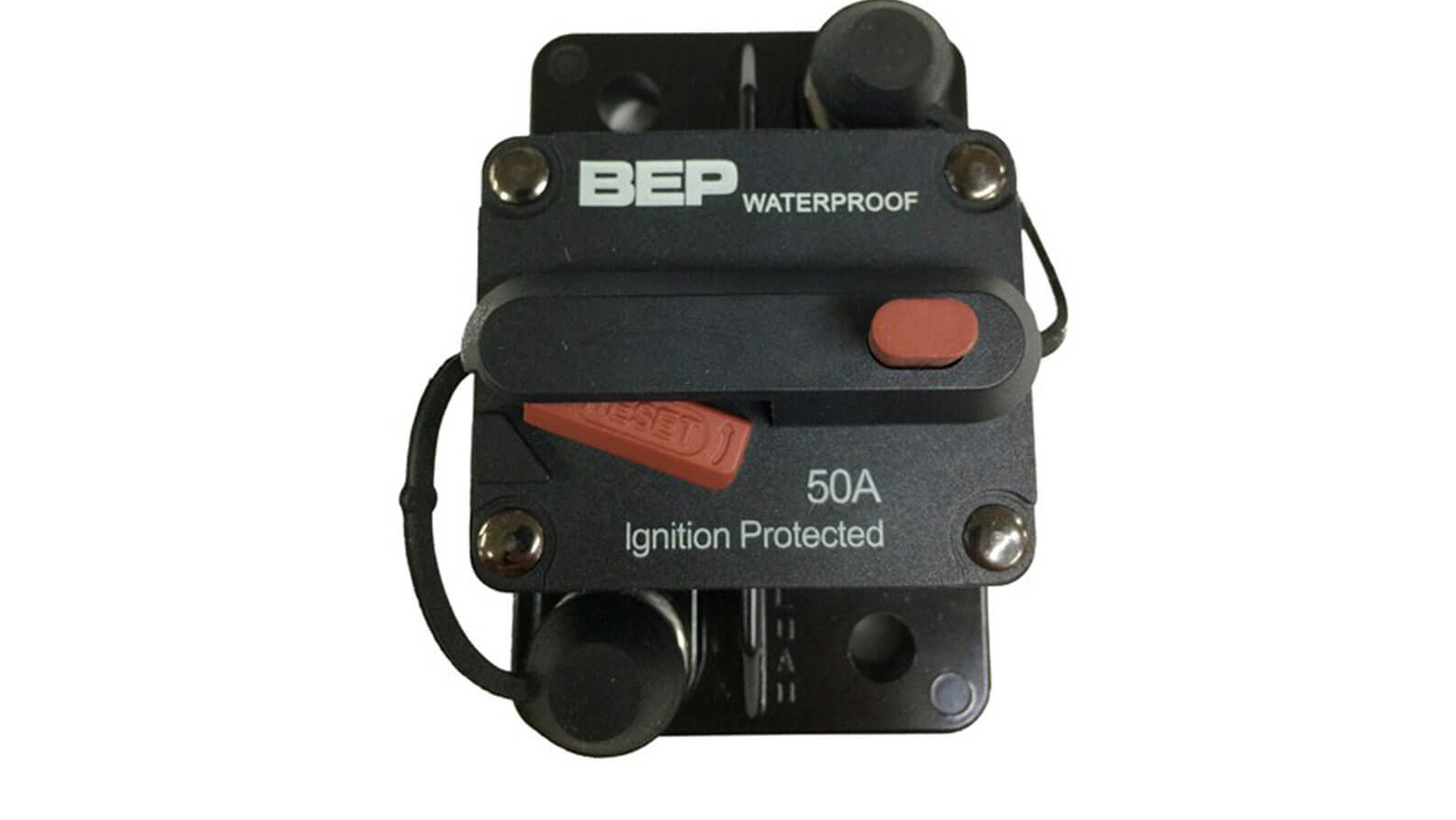 Latestbuy BEP Waterproof Circuit Breaker 50A 42VDC Panel Mount