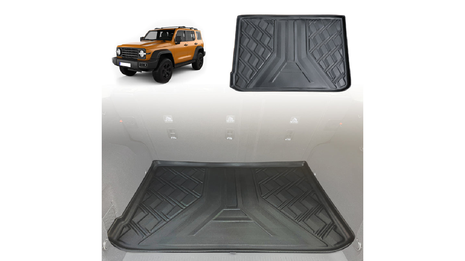 AUSGO Boot Liner Cargo Mat for GWM Tank 300 Tank300 2023-Onwards