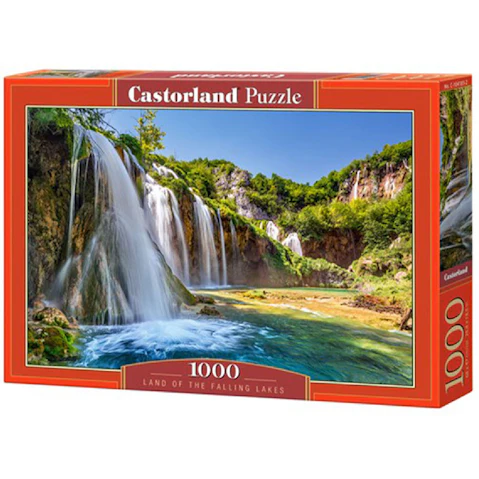 Latestbuy 1000 Piece Castorland Land of Falling Lakes Jigsaw Puzzle