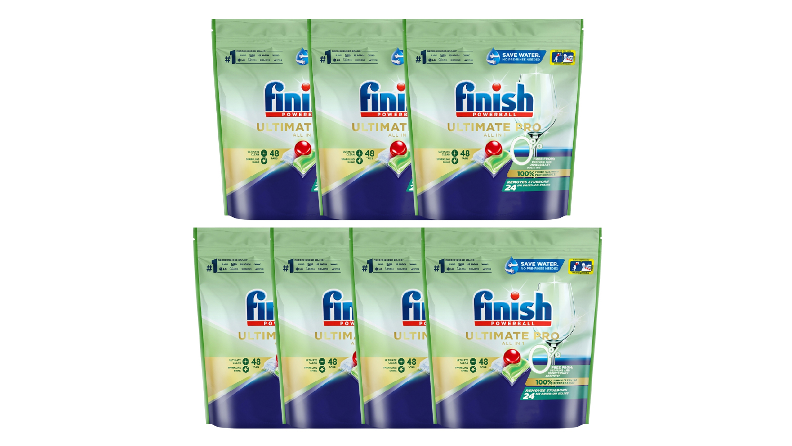Finish Ultimate Pro 0% x 336 Dishwashing Tablets