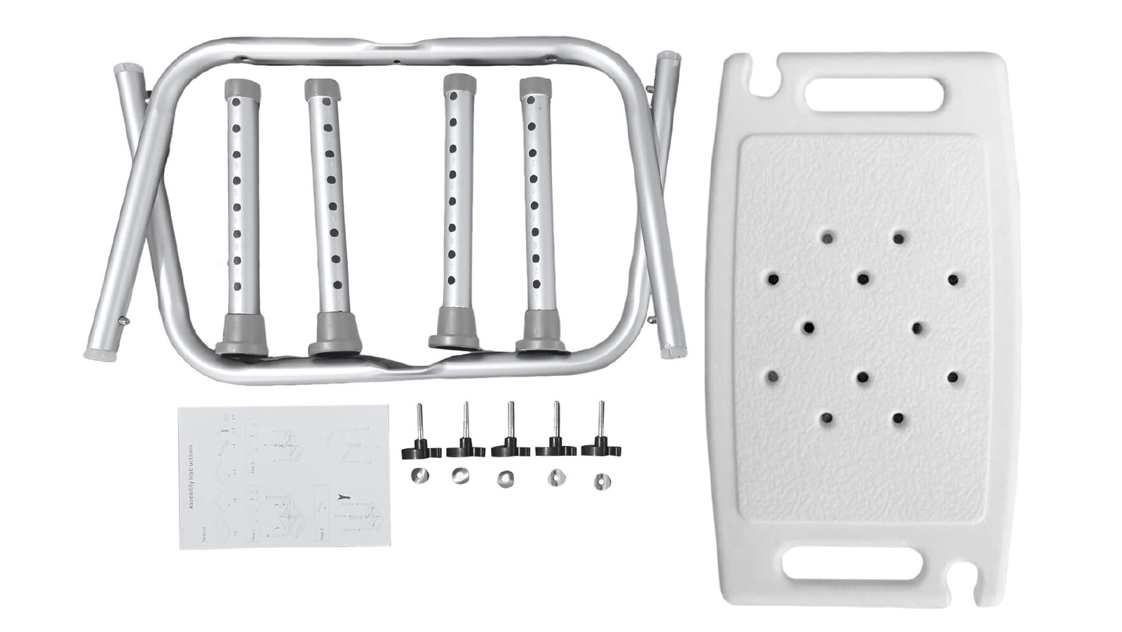 MediPro Adjustable Bath Seat Stool for Elderly