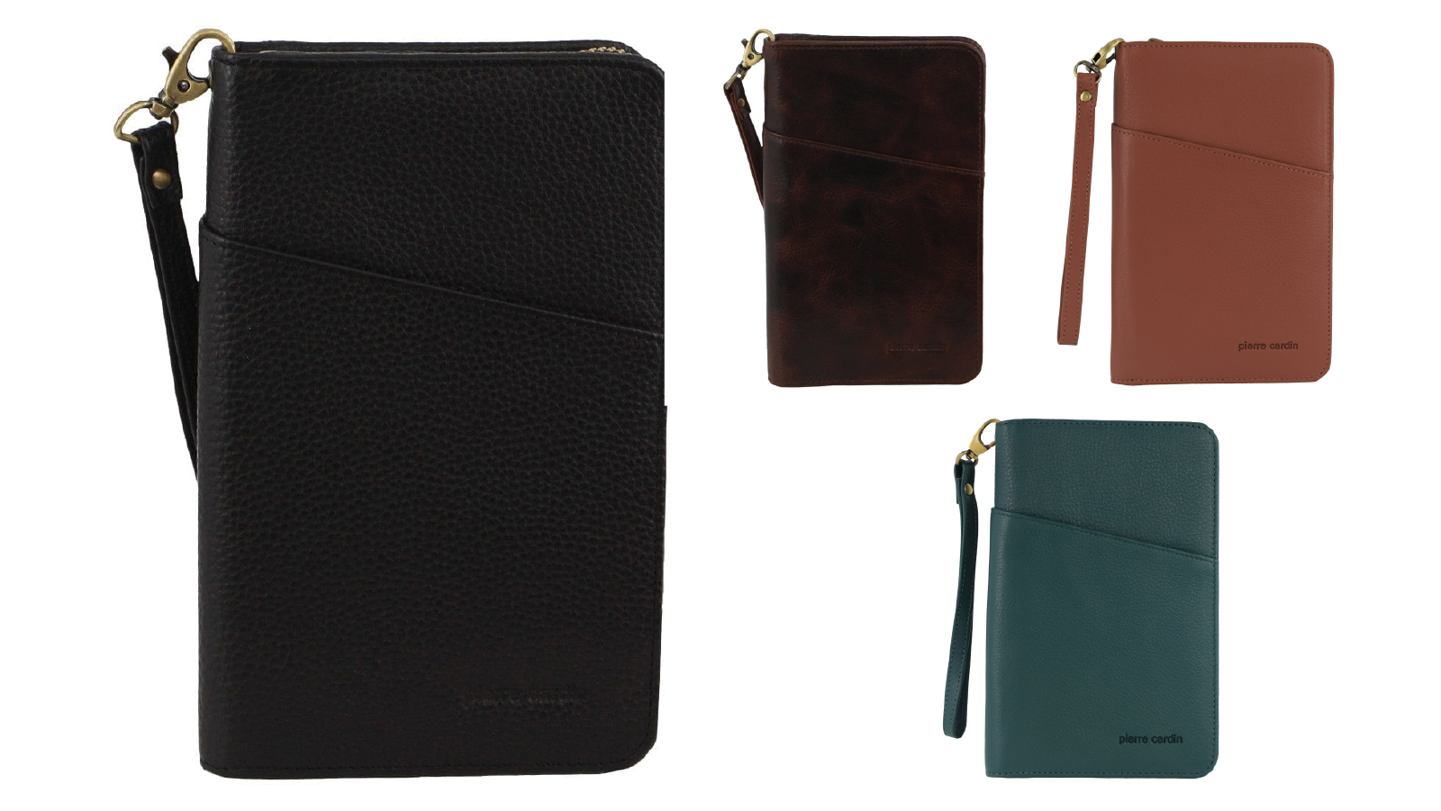 Pierre Cardin Italian Leather Passport Wallet
