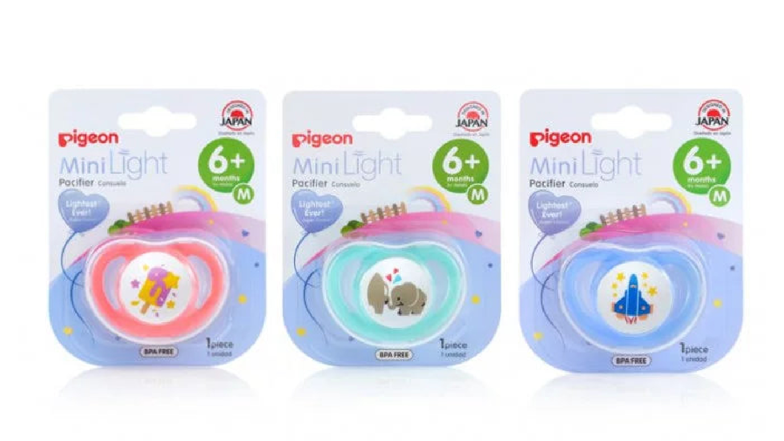 Pigeon MiniLight Pacifier - Medium