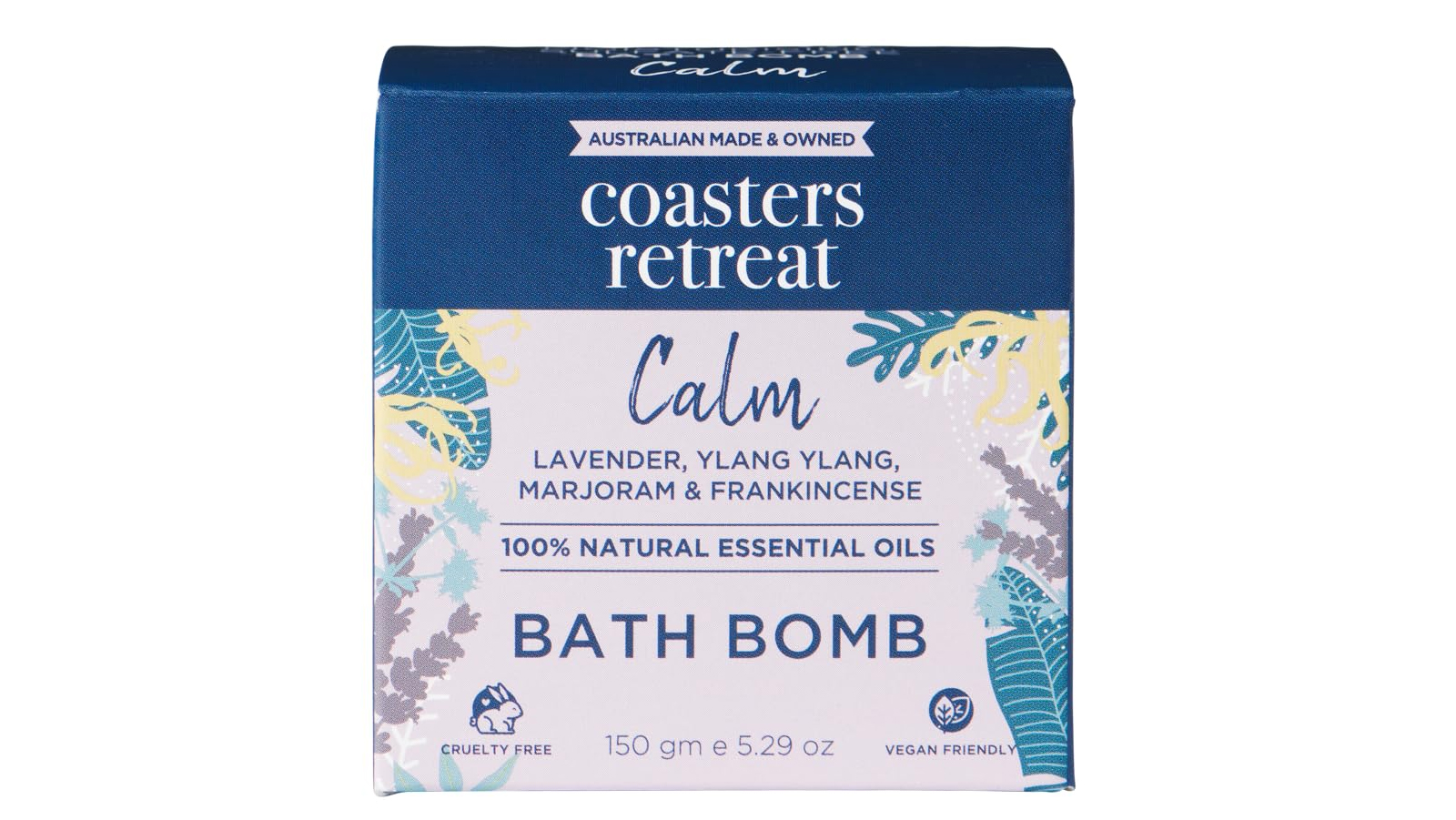 Coasters Retreat Bath Bomb Calm for a Relaxing and Soothing Bath - 150g