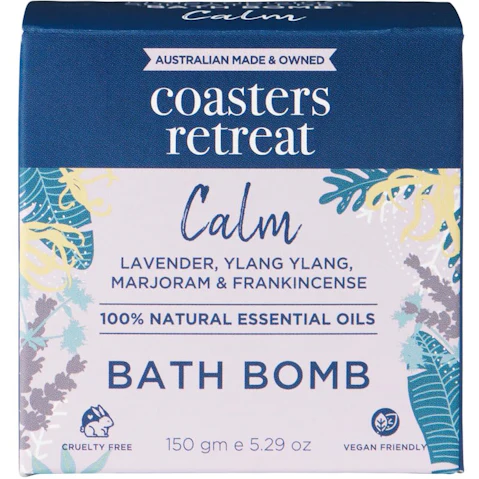 Coasters Retreat Bath Bomb Calm for a Relaxing and Soothing Bath - 150g