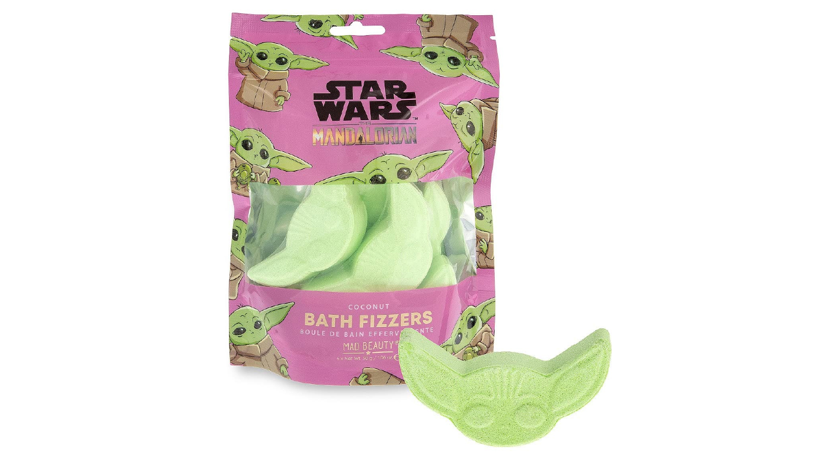 Mad Beauty 3 Piece Star Wars Mandalorian The Child Bath Fizzers Pack - 50g