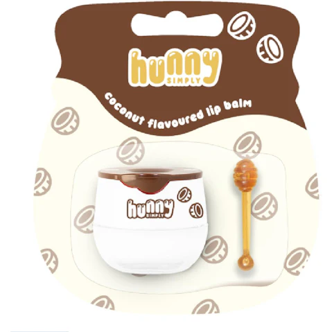 Hunny Simply Coconut Flavoured Honeypot Lip Balm - 10g