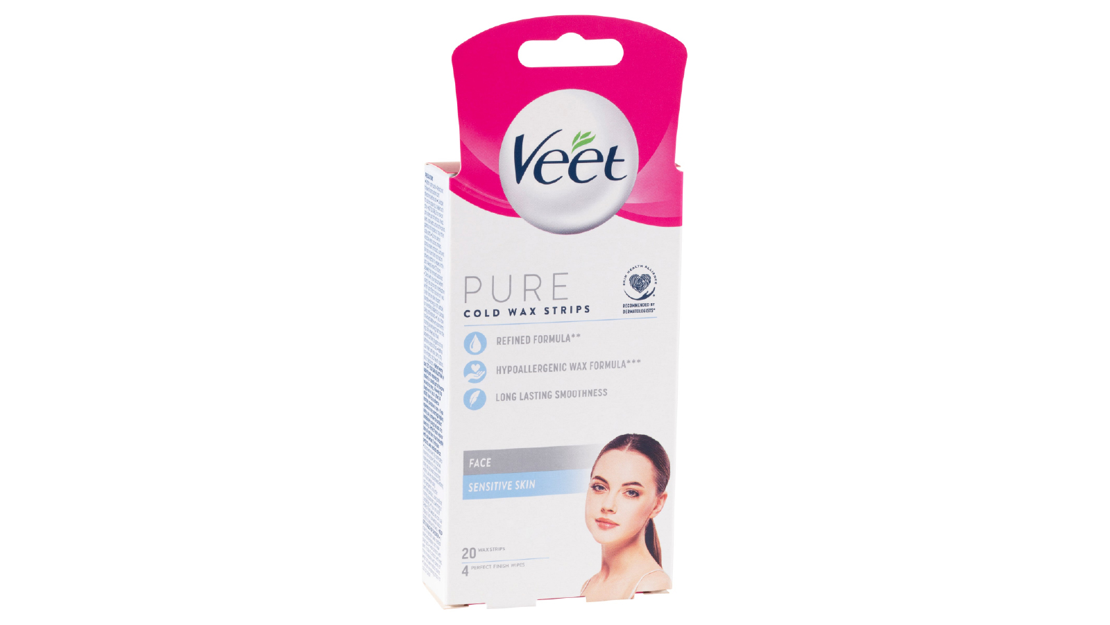 Veet 20 Pack of Pure Hair Removal Cold Wax Strips