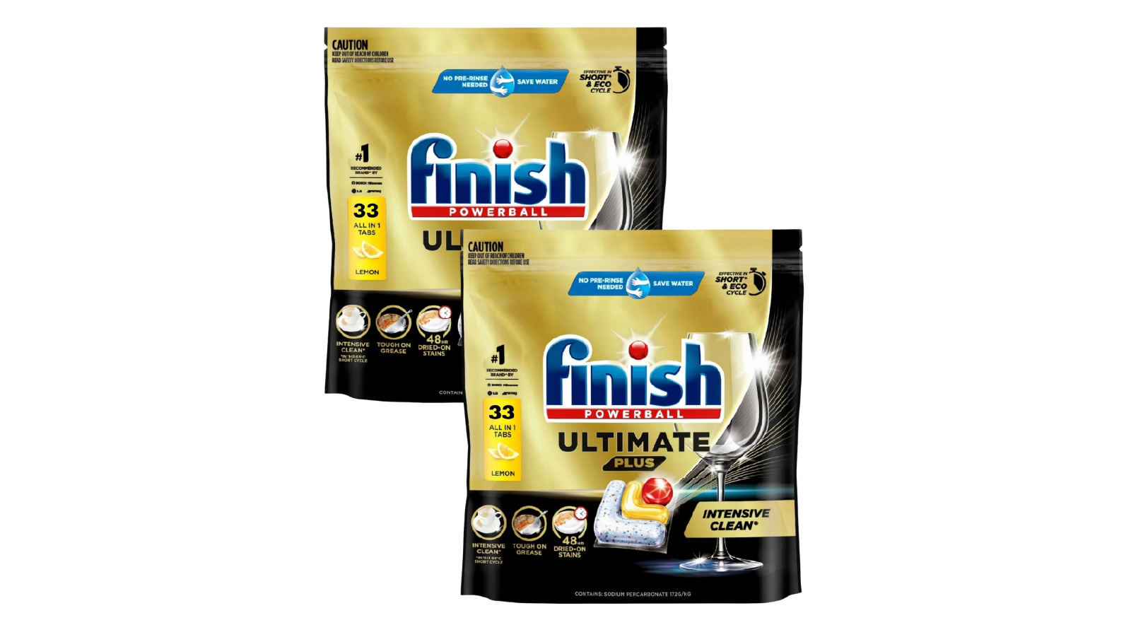 Finish Ultimate Plus x 66 Lemon Dishwasher Tablets