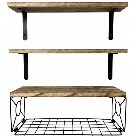 Levede 3 Piece of DIY Floating Wall Shelf