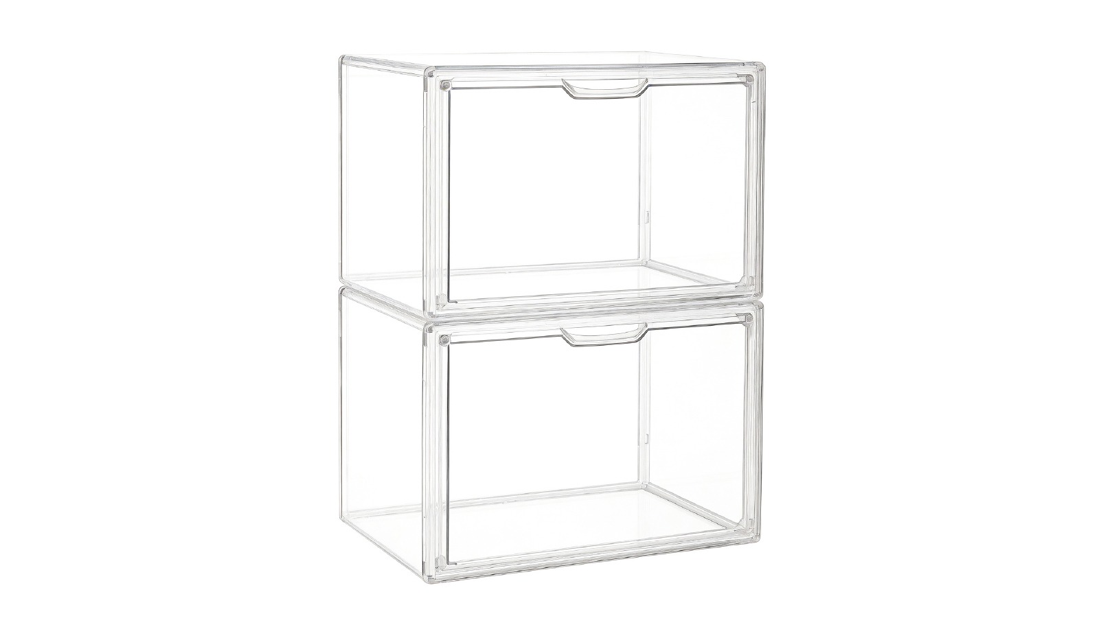 Artiss 2 Pack of 54cm Clear Acrylic Display Case Box For Toys 