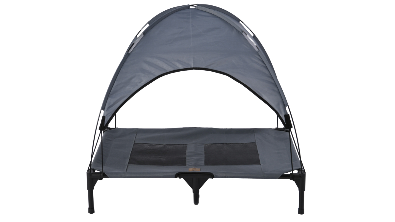 Charlie's Black Elevated Pet Bed with Tent Small Harvey Norman