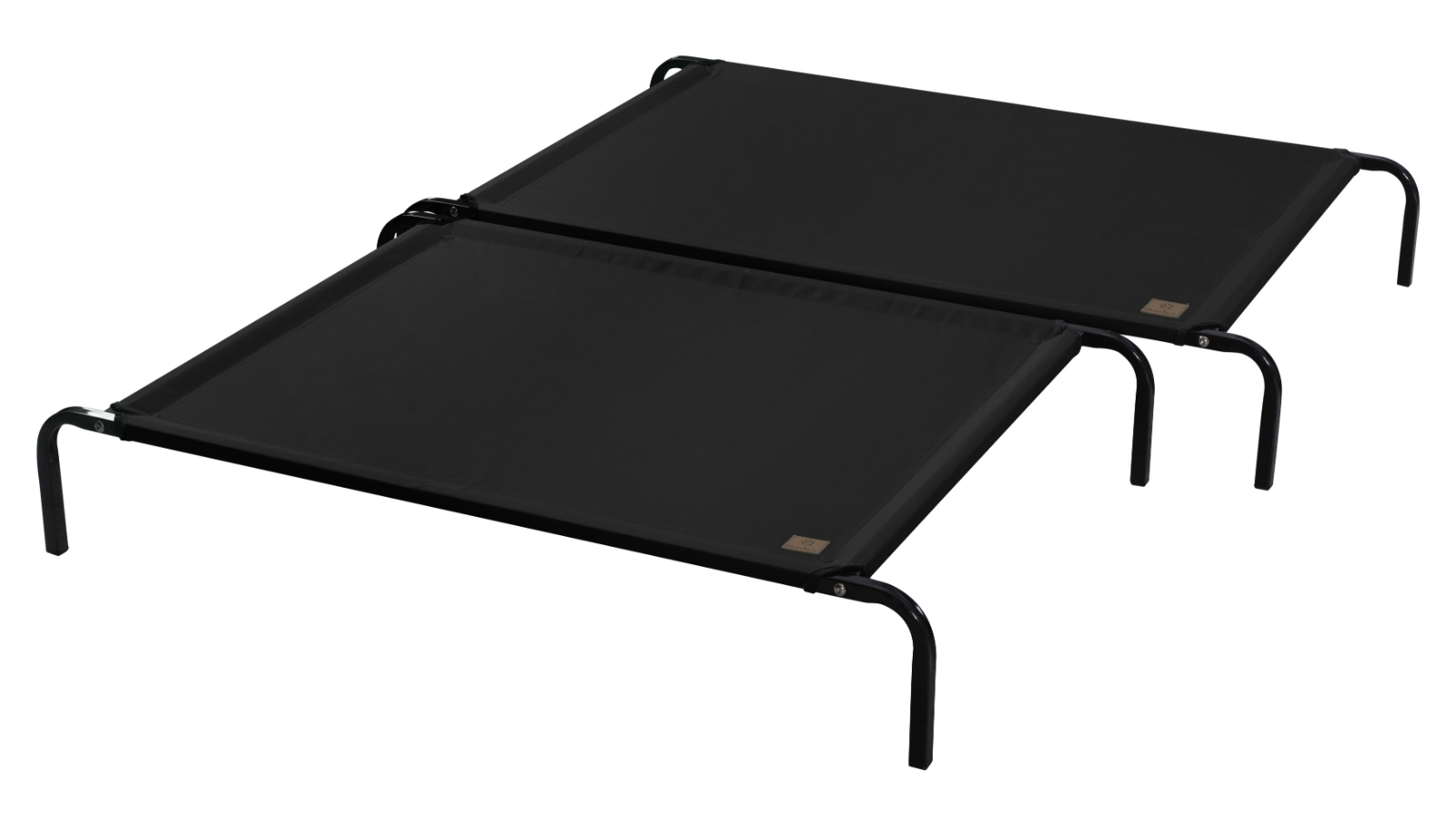 Charlie's Black Elevated Trampoline Pet Bed - Large