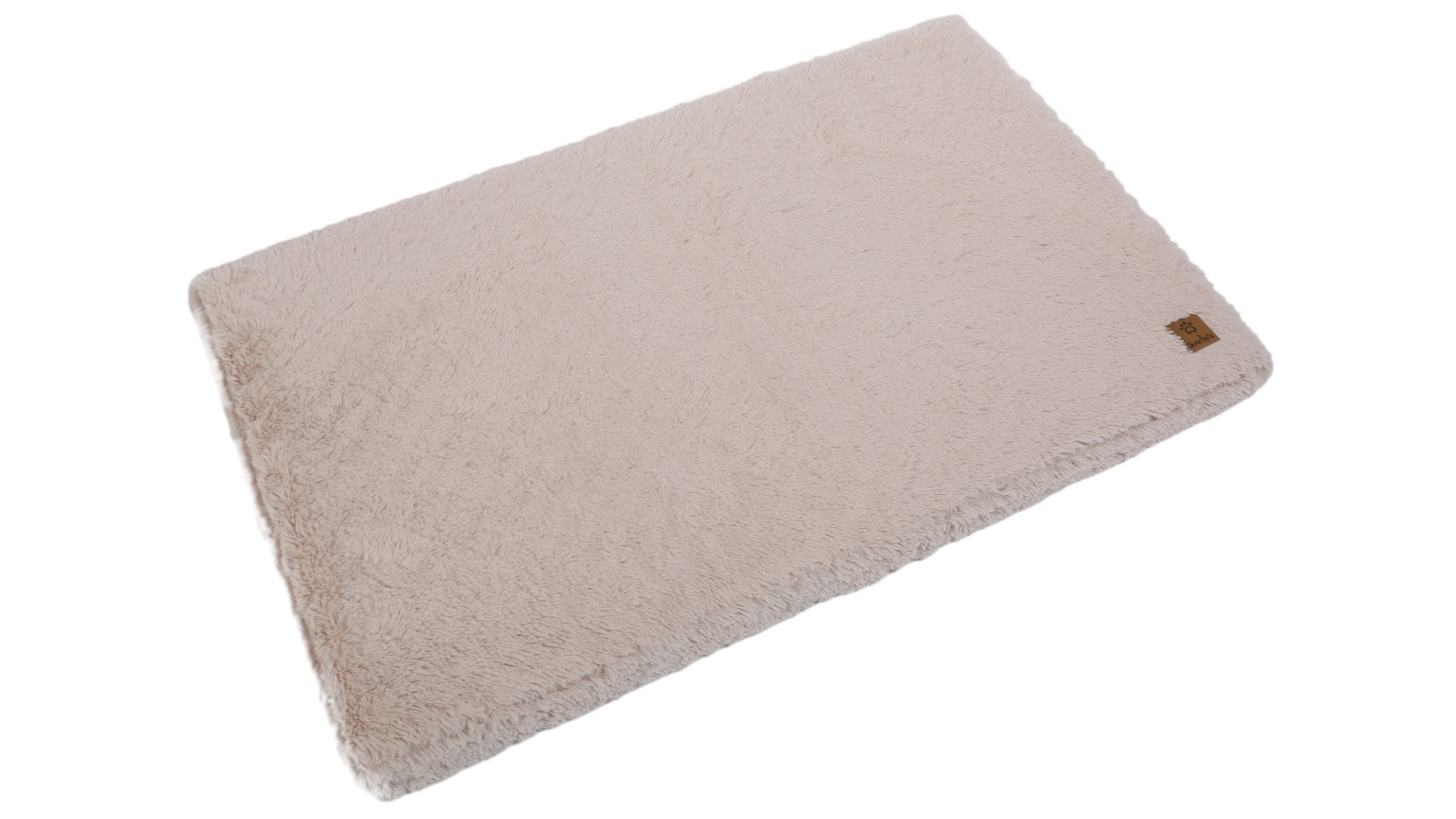 Charlie's Beige Faux Fur Padded Mattress - Large