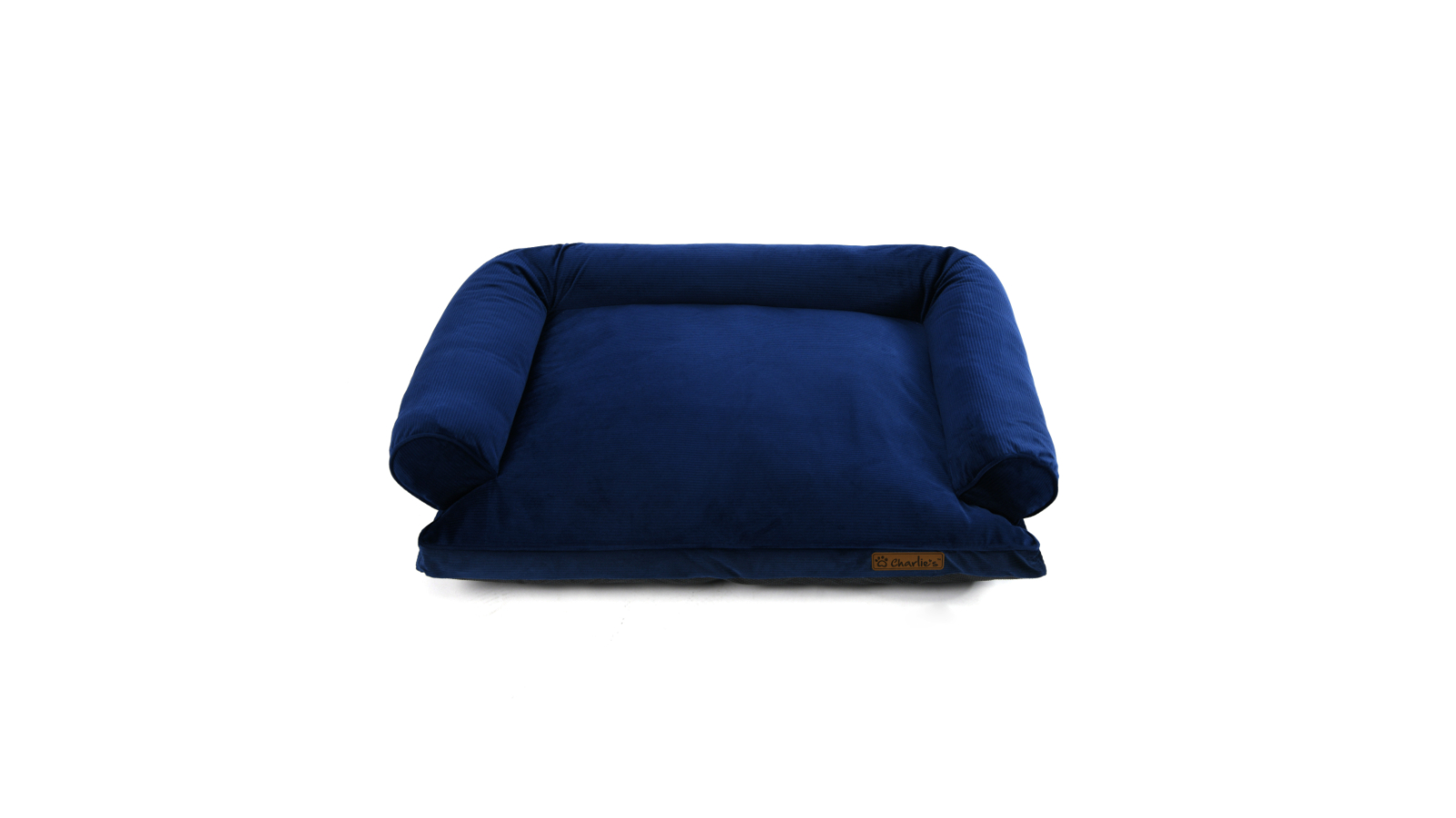 Charlie's 68 x 53 x 23cm Navy Corduroy Sofa Bed - Small
