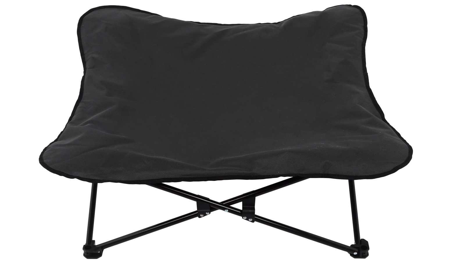 Charlie's Portable and Foldable Outdoor 90x90x25cm Pet chair - Black