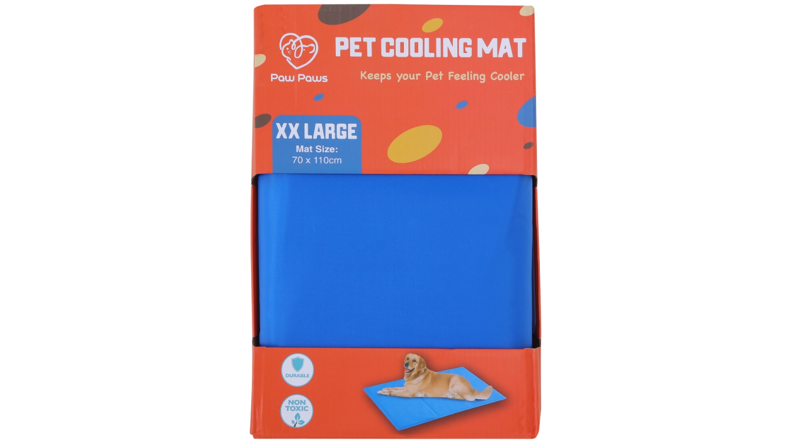 Furry Best Friends XX-Large 70 x 110cm Pet Cooling Mat - Blue