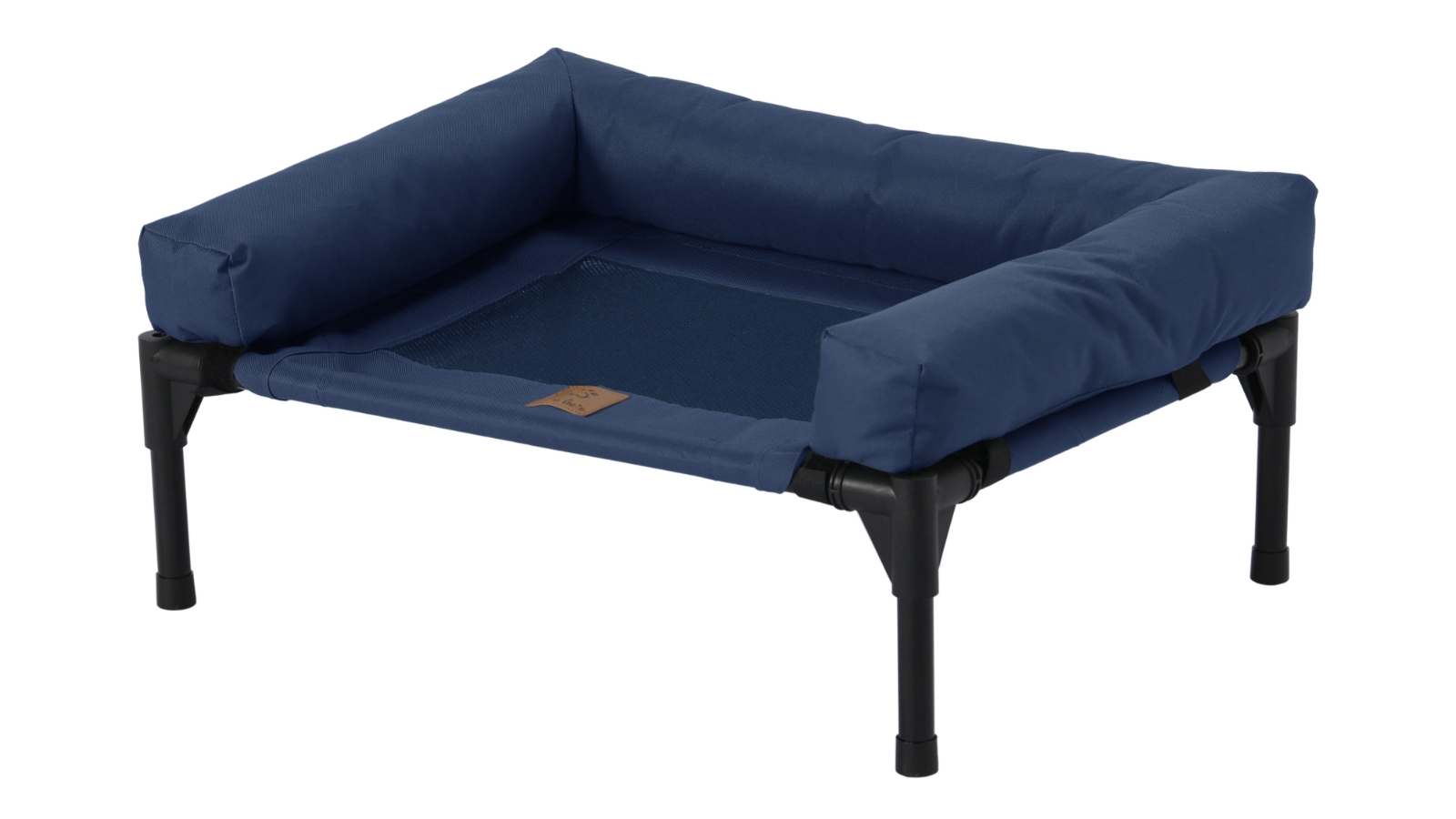 Charlie's Blue Elevated Trampoline Sofa Dog Bed - Medium