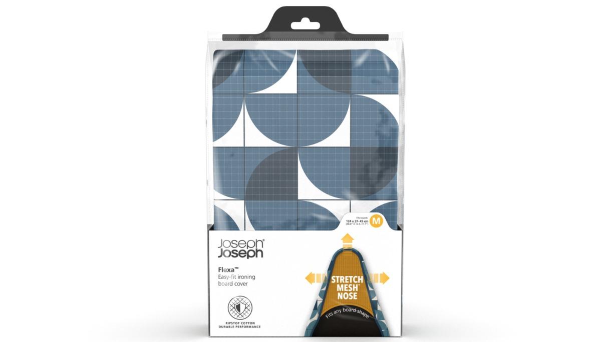 Joseph Joseph Replacement Cover for Flexa 124cm Ironing Board Mosaic Blue Harvey Norman
