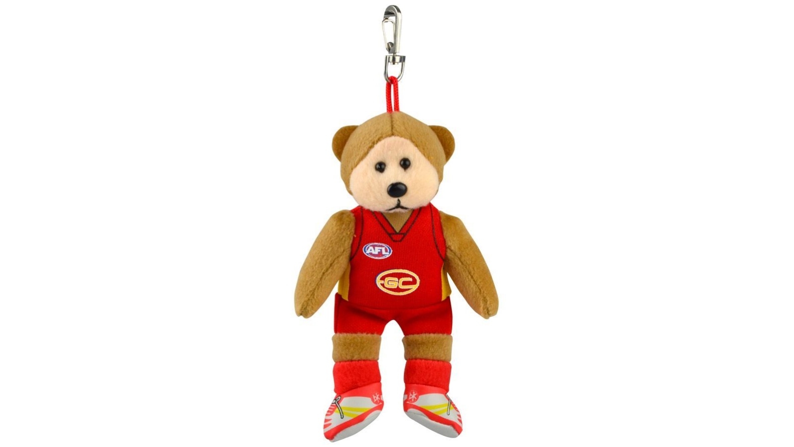 AFL Keyclip Gold Coast (D) Kids 14cm Soft Collectible Toy