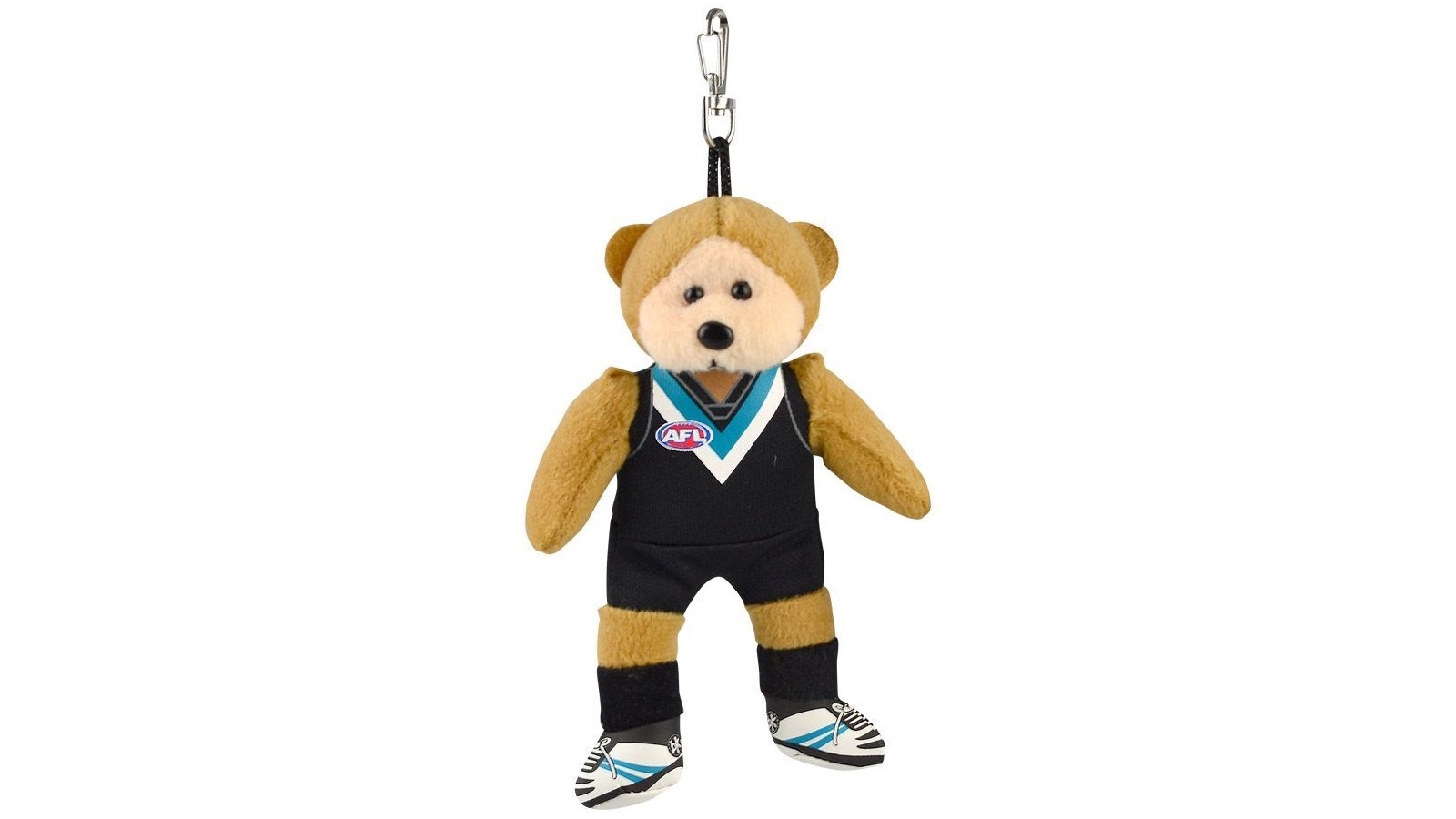 AFL Keyclip Pt Adelaide (D) Kids 14cm Soft Collectible Toy