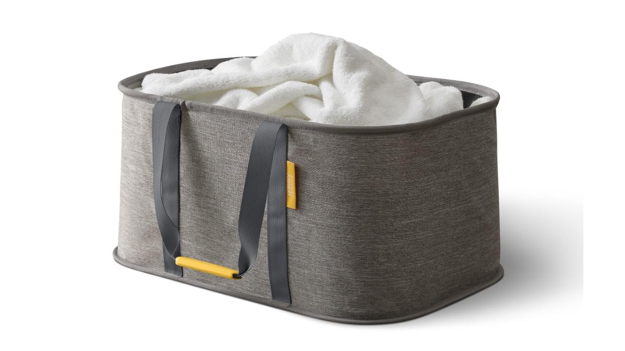 Joseph Joseph Hold-All Collapsible Laundry Basket - Grey