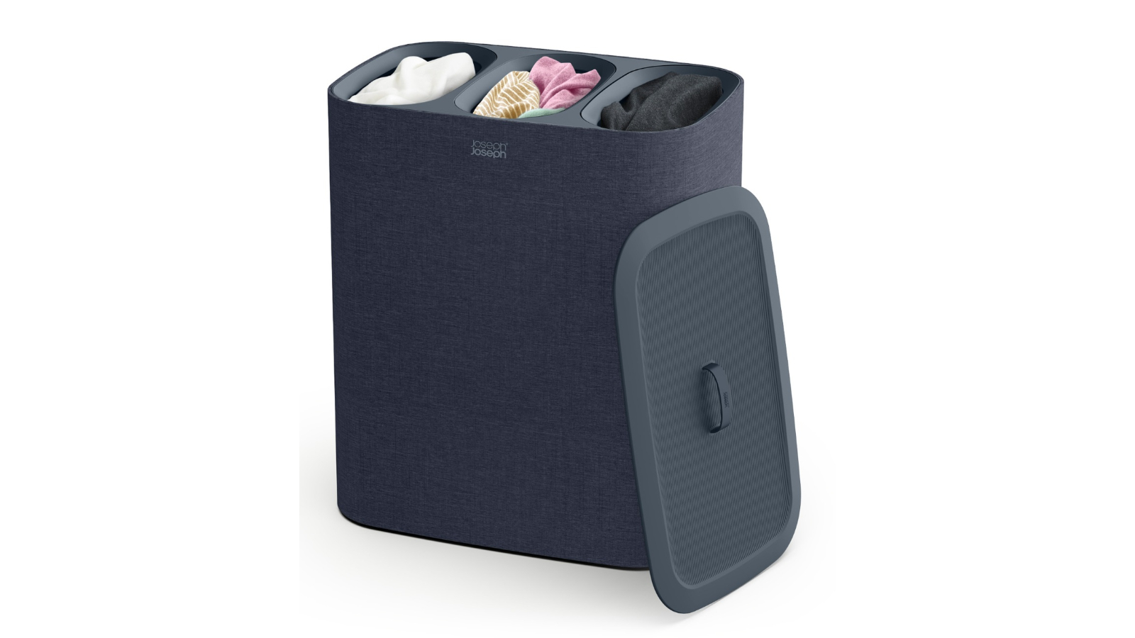 Joseph Joseph Tota Trio 90L Laundry Basket - Carbon Black