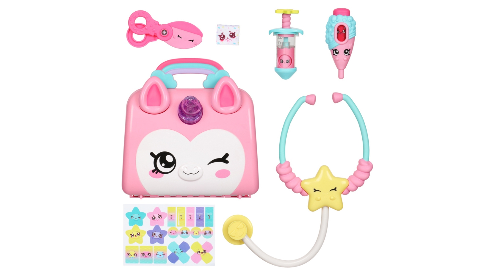 Kindi Kids 7 Piece Kids Doctor Bag Toy Set Harvey Norman