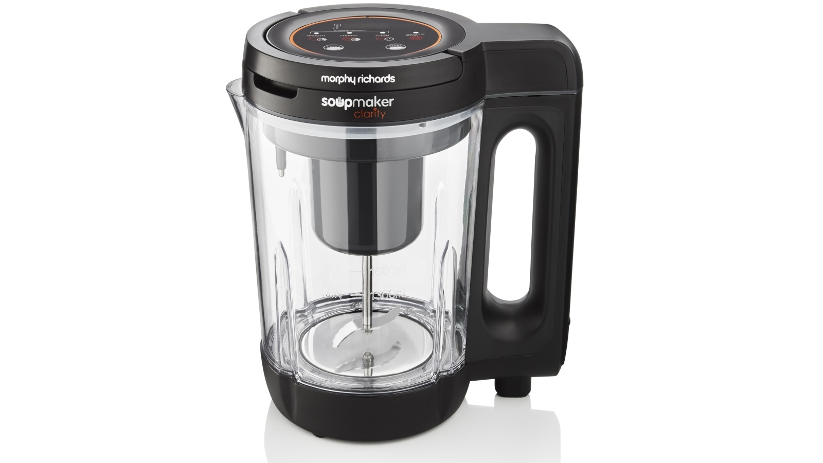 Morphy Richards 1.6L Clarity Soup Maker - Black | Harvey Norman