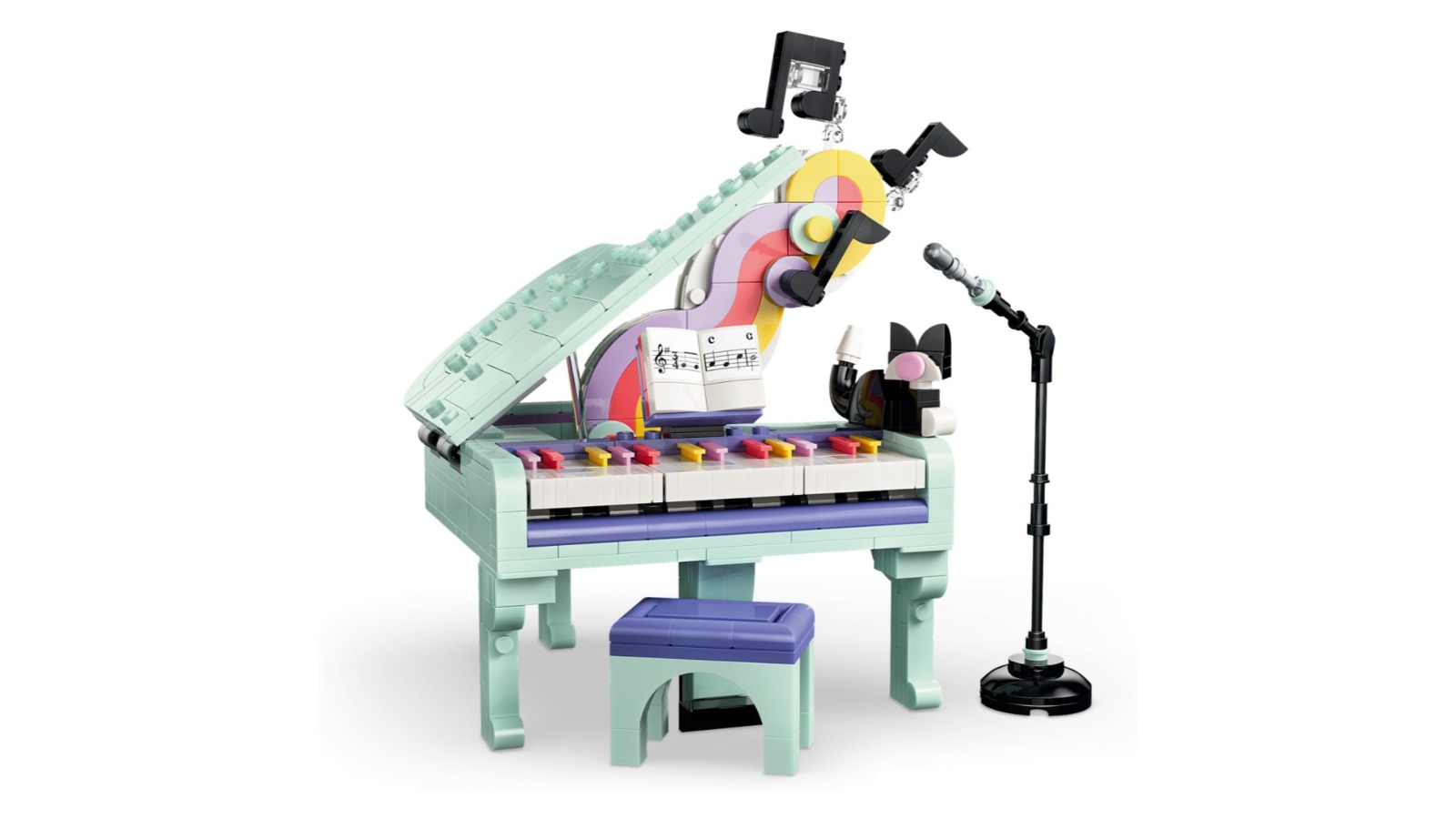 LEGO 31392 Creator 3-in-1 Music Decor Piano with Cat