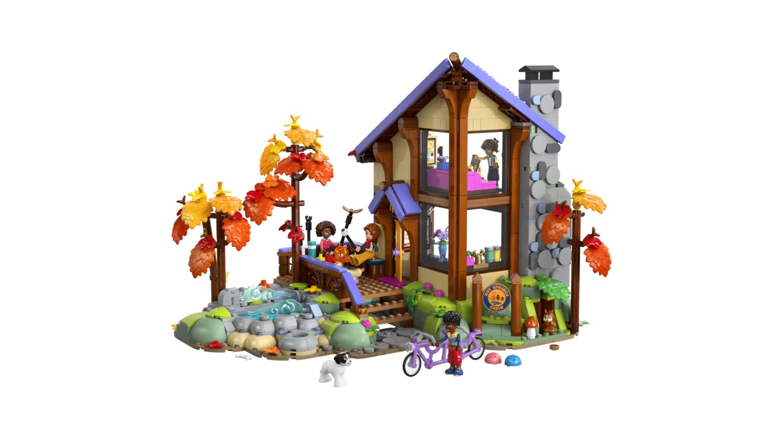 LEGO 42705 Friends Cozy Fall Forest Cabin